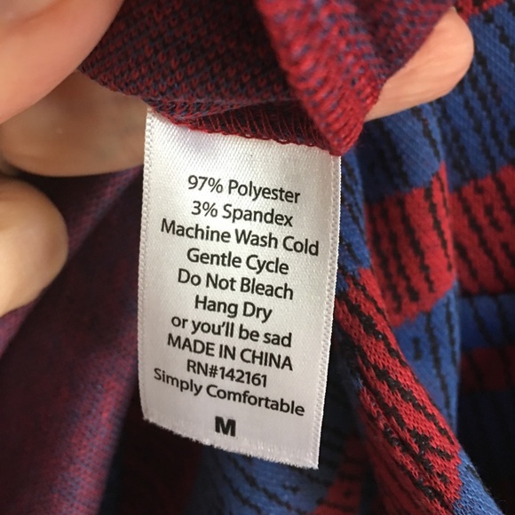 LuLaRoe Cassie Red and Blue Skirt NEW - Picture 4 of 5